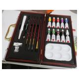 WOOD BOX ART SET