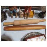 (2) WOOD ROLLING PINS