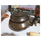 ANTIQUE COPPER TEA KETTLE