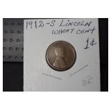 1912 S LINCOLN WHEAT CENT