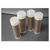 (4) TUBES LINCOLN WHEAT CENTS
