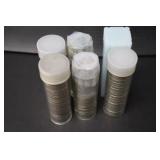(6) TUBES OF JEFFERSON NICKELS