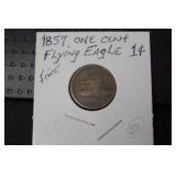 1857 FLYING EAGLE CENT