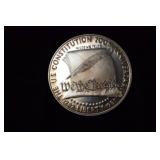 1987 S CONSTITUTION DOLLAR 90% SILVER GEM PROOF