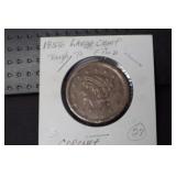 1856 CORONET HEAD LARGE CENT