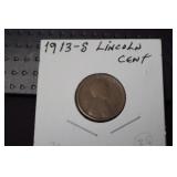 1913 S LINCOLN WHEAT CENT