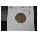 1914 S LINCOLN WHEAT CENT