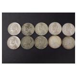 (10) 35% SILVER WAR NICKELS