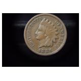 1886 TYPE 2 INDIAN HEAD CENT