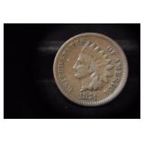 1874 INDIAN HEAD CENT