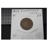 1869 INDIAN HEAD CENT