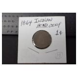 1864 INDIAN HEAD CENT