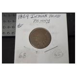 1869 INDIAN HEAD CENT