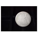 1855 O SEATED LIBERTY HALF DOLLAR 90%