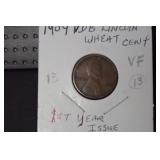 1909 VDB LINCOLN WHEAT CENT