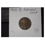 1910 S LINCOLN WHEAT CENT