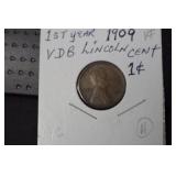1909 VDB LINCOLN WHEAT CENT
