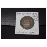1892 COLUMBIAN HALF DOLLAR 90%