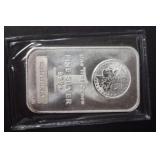 1 TROY OZ .999 SILVER BAR