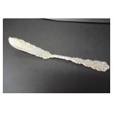 38 GRAMS - EARLY ANTIQUE STERLING SILVER KNIFE
