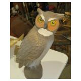 VINTAGE OWL DECOY (PLASTIC)
