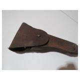 EARLY U.S. LEATHER GUN HOLSTER