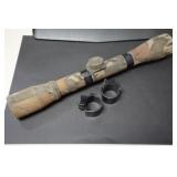CAMO WRAPPED RIFLE SCOPE & MOUNT