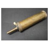 CVA SOLID BRASS BLACKPOWDER FLASK MADE IN ITALY