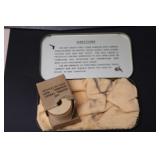 SILICON GUN/REEL CLOTH, NOS GUMMED BUFF TARGET PAS