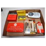 RIFLE CLEANING KIT, SILICONIZED CLOTH, GUN OIL ETC