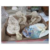COLL. RESIN ANGELS,PLATES & MISC
