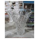 CRYSTAL STAR OF DAVID VASE
