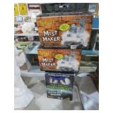 (3) MIST MAKERS & HAUNTED HEDGE FOR HALLOWEEN