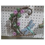 CAST IRON DRAGON FLY PLANT HANGER
