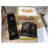 COLLECTION OF CIGAR BOXES AND MISC
