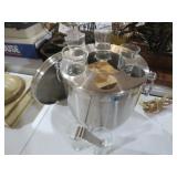 10PC VODKA CHILLER ICE BUCKET WITH SHOT GLASSES