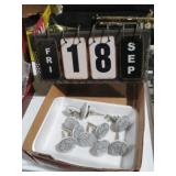 PORCELAIN PULLS AND PERPETUAL CALENDAR