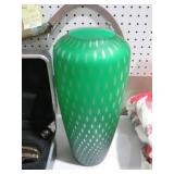 TALL ART GLASS VASE