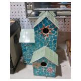 MOSAIC BIRD HOUSE