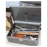 TOOL CHEST AND OLD TOOLS