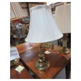 BRASS ADJUSTABLE BASE DESK LAMP