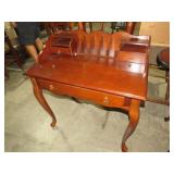 CHERRY QUEEN END ONE DRAWER DESK