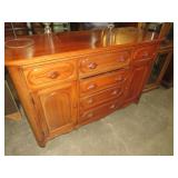 SOLID WILD CHERRY  DRAWER TWO DOOR BUFFET