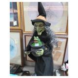 ANIMATED HALLOWEEN WITCH DECORATION (WORKS)