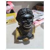 BLACK AMERICANA CAST IRON BANK