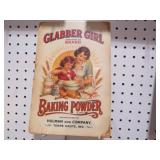 METAL GLABBER GIRL ADV SIGN