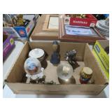 COLLECTION OF FIGURINES PAPERWEIGHT AND MISC