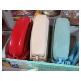 (3) ITT PUSH BUTTON WALL PHONES