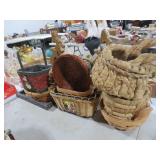 HUGE COLLECTION OF BASKETS