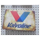 METAL VALVOLINE OIL ADV SIGN
